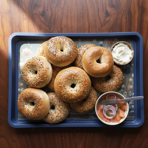 NORE’S NOVELTIES Handcrafted Decorative Serving/ Vanity Tray “TEATIME” - Picture 4 of 4